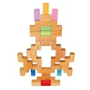 Vorschaubild Treppenklötze mit Lichtbauquadern 16 Stück im Holzrahmen