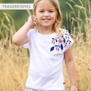 Vorschaubild Sommer Shirt Schmetterling-Druck