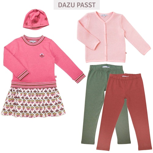 Sweatkleid mit Flanellpatch