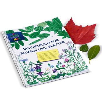 Kinder Herbarium Sammelbuch Blumen und Blätter