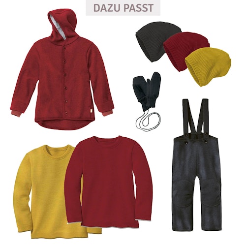 Kinder Strick-Beanie Schurwolle