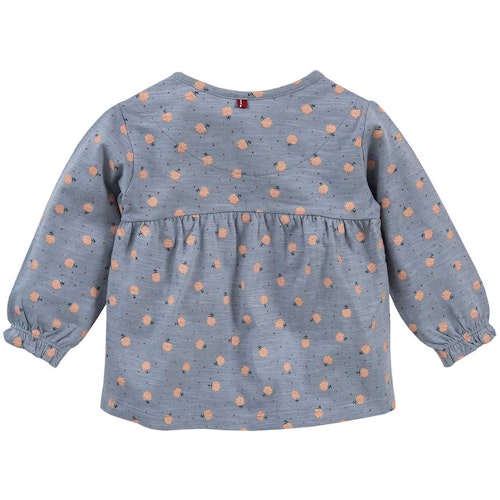 Lockeres Langarmshirt Blümchen