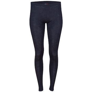 Damen Wolle Seide Leggings dunkelblau