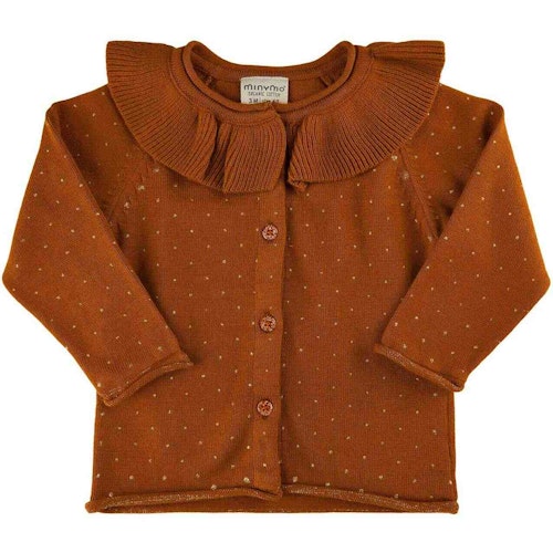 Strickjacke Rüschen