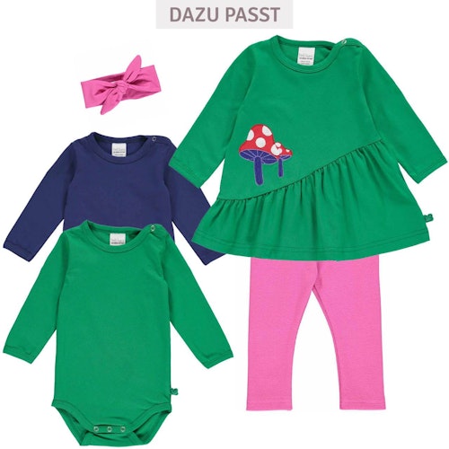 Lockeres Kleid langarm Fliegenpilz