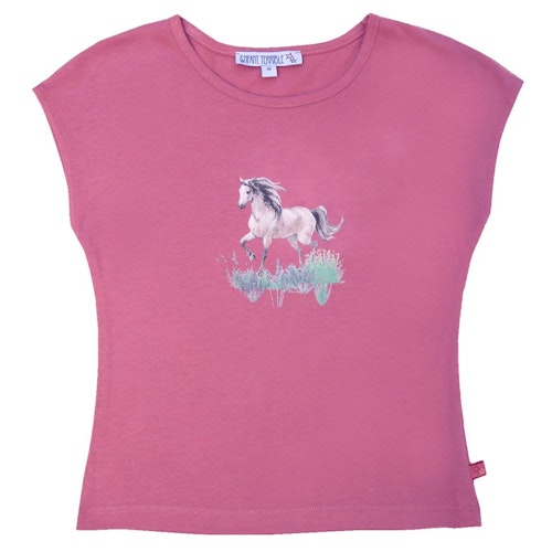 Sommer Shirt Blumen-Druck