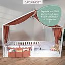 Vorschaubild Montessori Bett 90x200 - Bodenbett mit Rausfallschutz