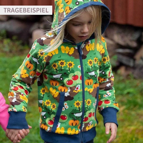 Kapuzenjacke zum Wenden Regenbogen