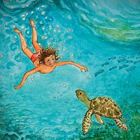 Folie Eentje van Margo - Schildkröte