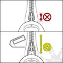 Vorschaubild Bio Spieluhr Kuscheltier Dachs Schlaf Kindchen schlaf 23 cm