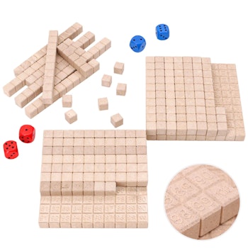 Hunderterraum Mathespiel aus RE-Wood® ab 4 Jahren