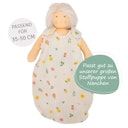 Vorschaubild Musselin Puppen-Schlafsack  35-45cm Früchte, Bio-Baumwolle