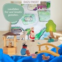 Vorschaubild Hirte liegend - Krippenfigur aus Holz 6 cm