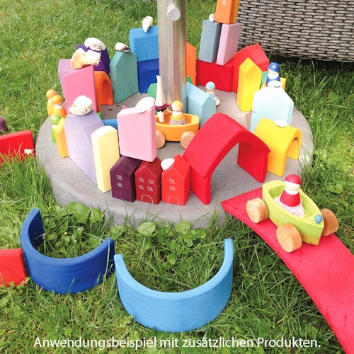Regenbogen gross Grimms 12 teilig 35,5 cm - BUNT