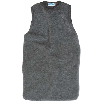 Wollfleece Schlafsack ohne Arm salbei-grün