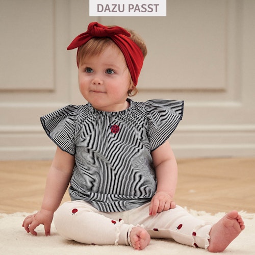 Edles Haarband uni rot