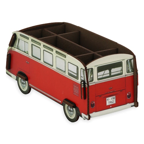 Stiftebox zum Stecken VW T1 rot