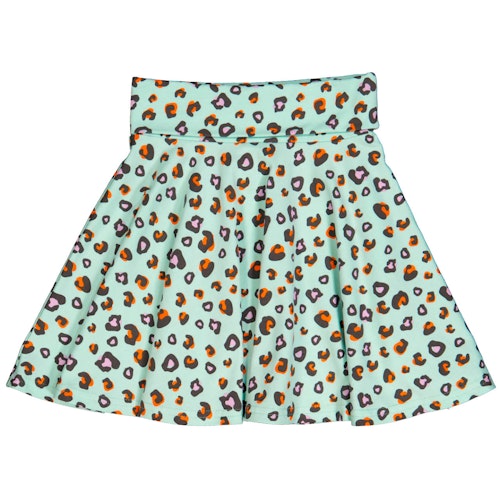 Luftiger Flatterrock Leoprint