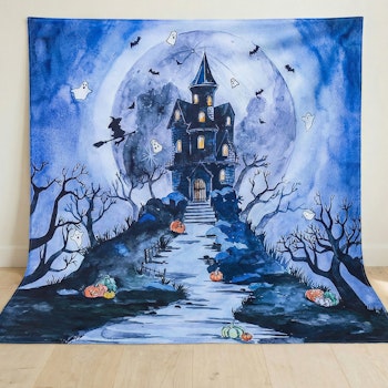 Spieltuch Bio-Baumwolle Halloween gruselig 100 x 100 cm