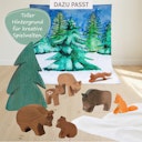 Vorschaubild Spieltuch Bio-Baumwolle Tannenbaum 100 x 100 cm