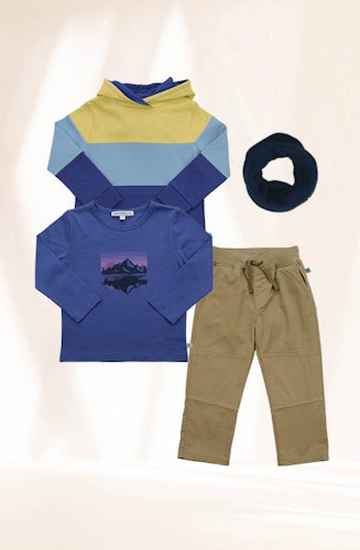 Langarmshirt Bagger-Druck