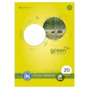 Vorschaubild Staufen Green Schulblock blanko – Lineatur 20, DIN A4