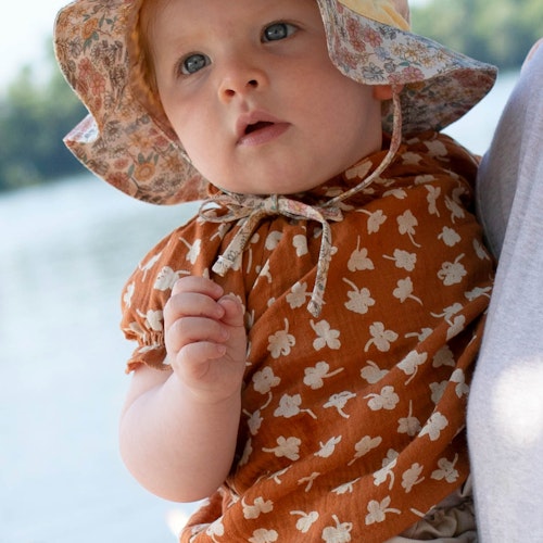 Leichte Bluse Musselin Blumen