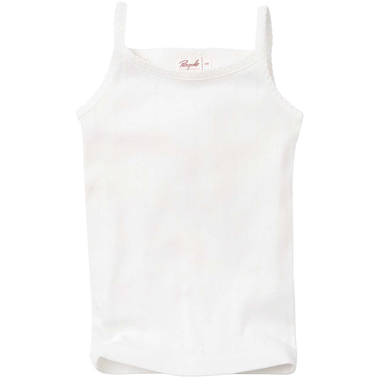 Unterhemd People Wear Organic ohne Arm Uni