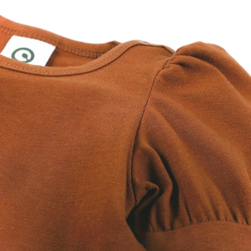 Langarmbody Puffärmel Blumenprint