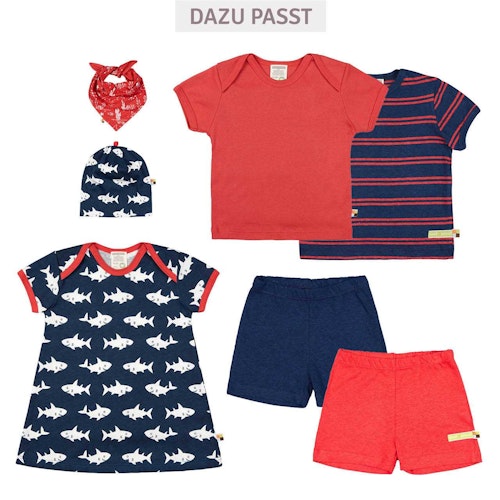 Leichtes Leinen Shirt kurzarm Streifen