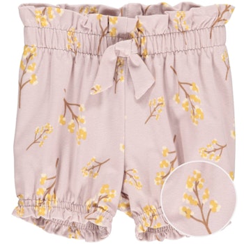 Leichte Pumphose Shorts Blümchen rose