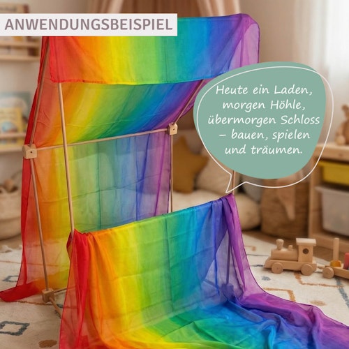 Big Start Rainbow Holzbaukasten 84x132 cm