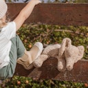 Vorschaubild Elefant klein Traubenkernfüllung  Wärmekissen leinen 35 cm