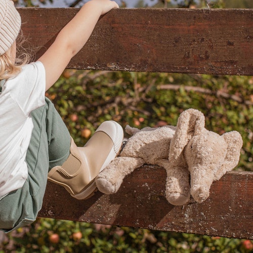 Elefant klein Traubenkernfüllung  Wärmekissen leinen 35 cm