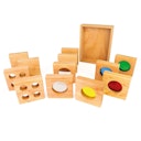 Vorschaubild Optikklötze 12 Teile im Holzrahmen