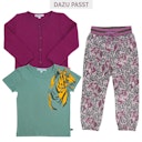 Vorschaubild Leichte, lockere Jersey Hose Schmetterlinge
