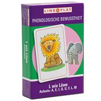 L wie Löwe, Anlaute zuordnen, Kartenspiel ab 5 Jahren