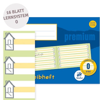 Schreiblernsystem 1. Klasse – Lineatur 0, DIN A5, dreifarbig