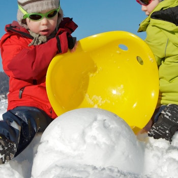 Balance- und Spielschale ab 2-8 Jahren gelb