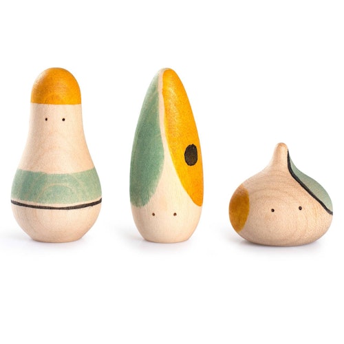 3 Holzfiguren Hooray ab 18 Monate