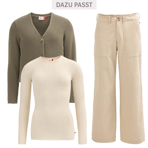 Kurze Damen Strickjacke