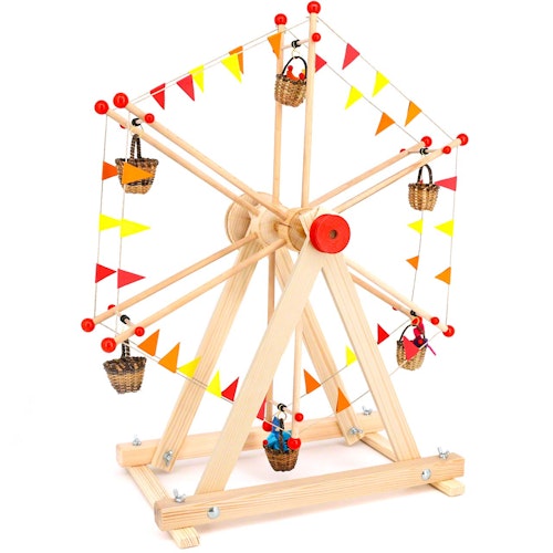 Riesenrad Holzbausatz mit Kurbel 48 cm