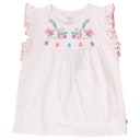 Vorschaubild Sommer Mädchen Shirt gestickt Rüschen