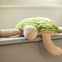 Vorschaubild XL Kuscheltier & Wärmekissen Schildkröte Dinkelspelz grün