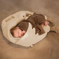 Sitzsack Gans leinen