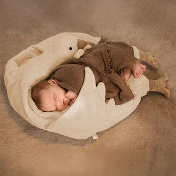 Sitzsack Gans leinen