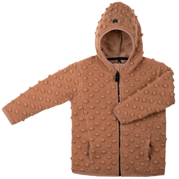 Hochwertige Schurwolle Jacke Übergangszeit mokka-braun