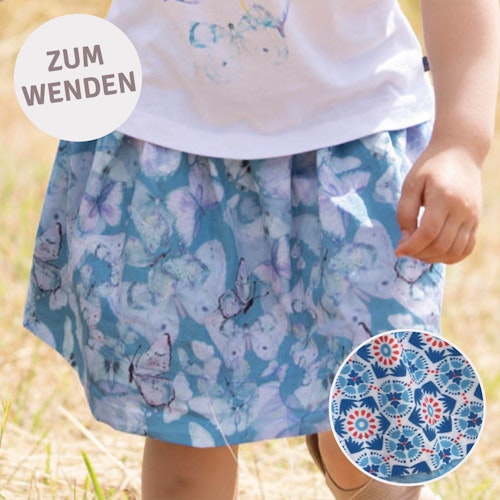 Popeline Wenderock Orchideen- Kakteendruck