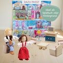 Vorschaubild Spieltuch Bio-Baumwolle Puppenhaus 100 x 100 cm