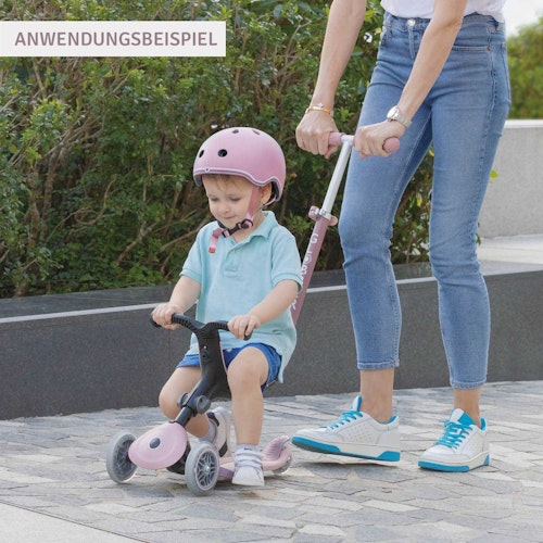 3in1 Kinderfahrzeug Globber Go-Up Active Lights Eco Beere ab 15 M